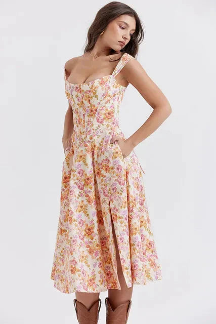 Valenzora | Ärmelloses Korsett-Kleid Sommerkleid