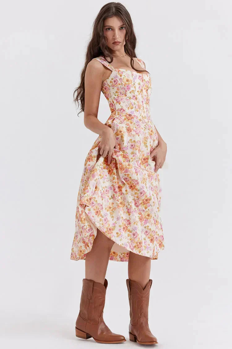Valenzora | Ärmelloses Korsett-Kleid Sommerkleid