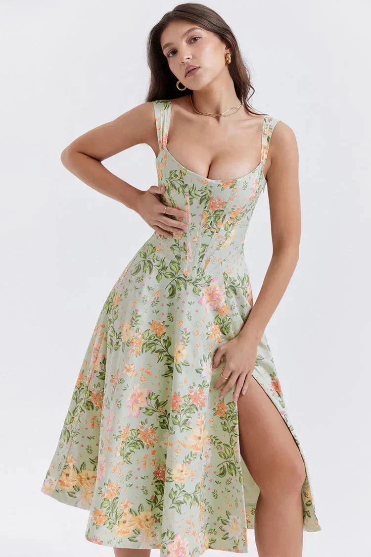 Valenzora | Ärmelloses Korsett-Kleid Sommerkleid