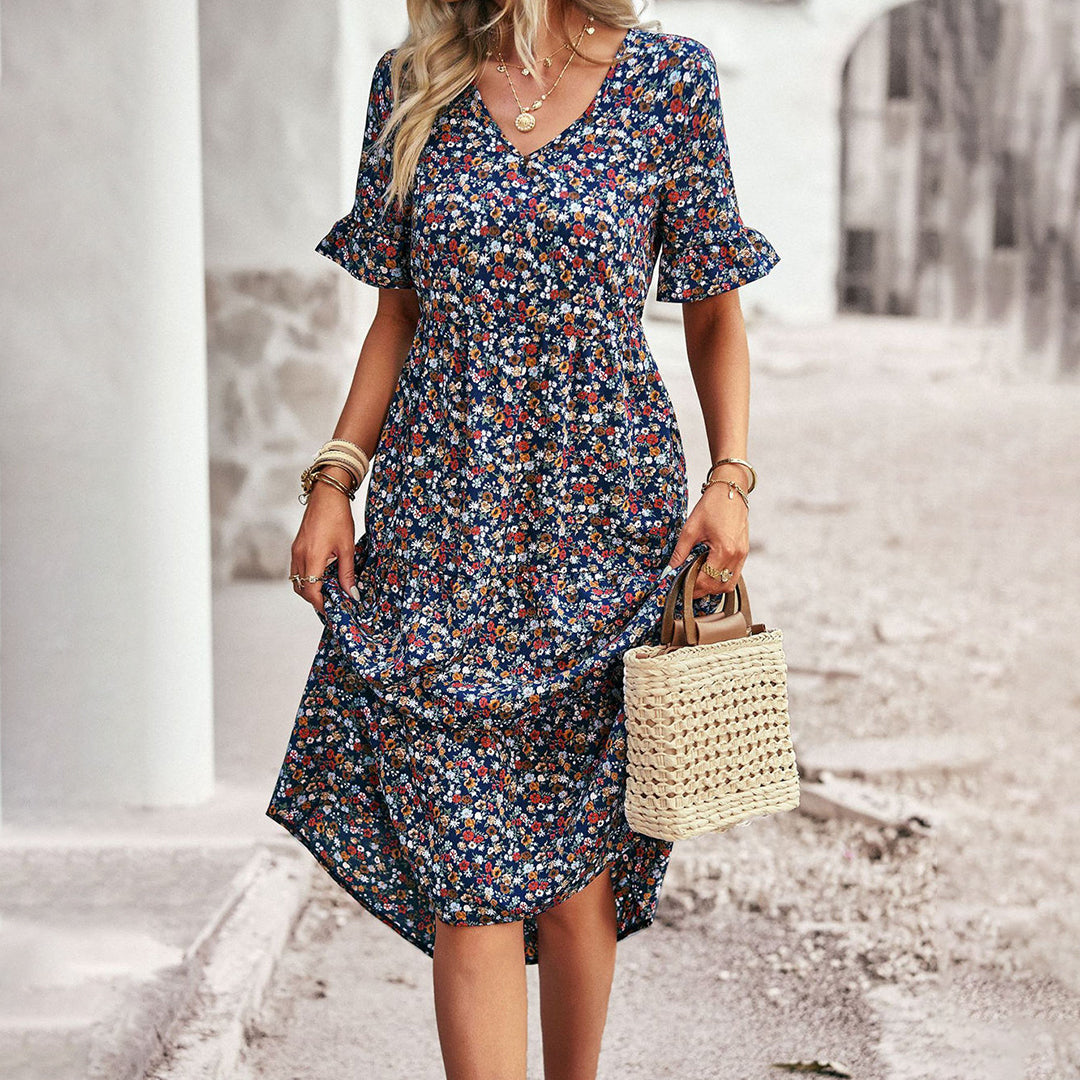 Floral midi dress
