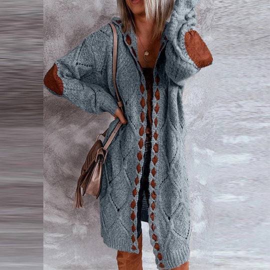 Valenzora | Fashionable cardigan with hood