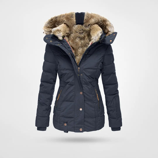 Valenzora – Warme, modische Winterjacke mit Futter und Kapuze