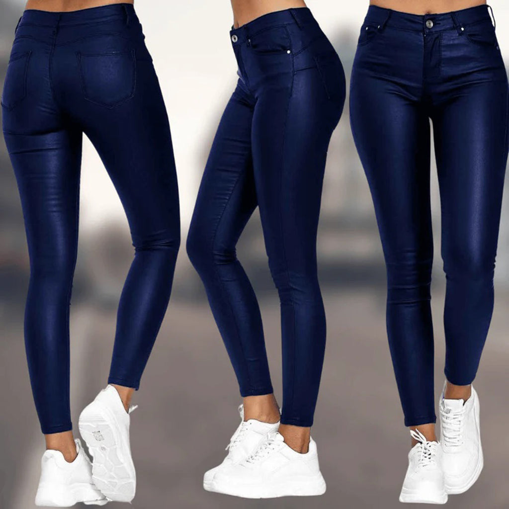 Valenzora | Elegant leather trousers