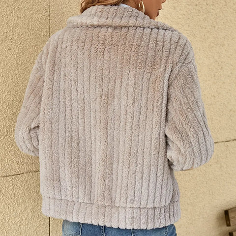 Valenzora | Bequeme Teddy-Jacke für Damen