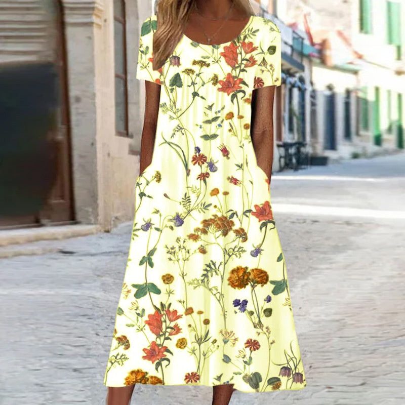 Valenzora | Boho Floral Dress For Women