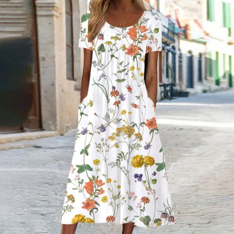 Valenzora | Boho Floral Dress For Women