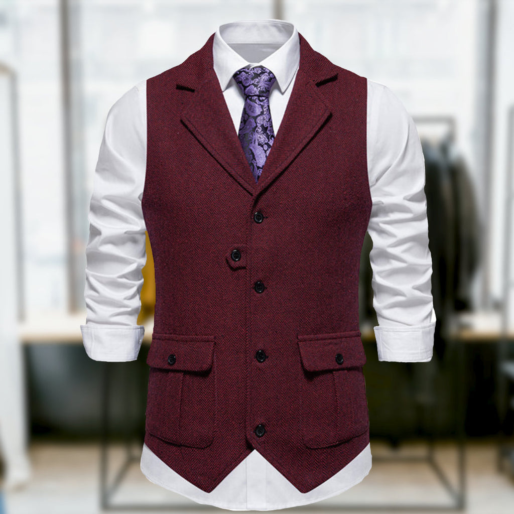 Valenzora | Classic Retro-Style Vest with Pockets