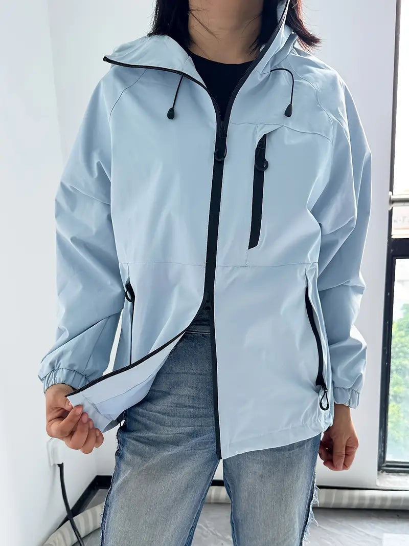 Valenzora | Water and Windproof Hooded Jacket for Women
