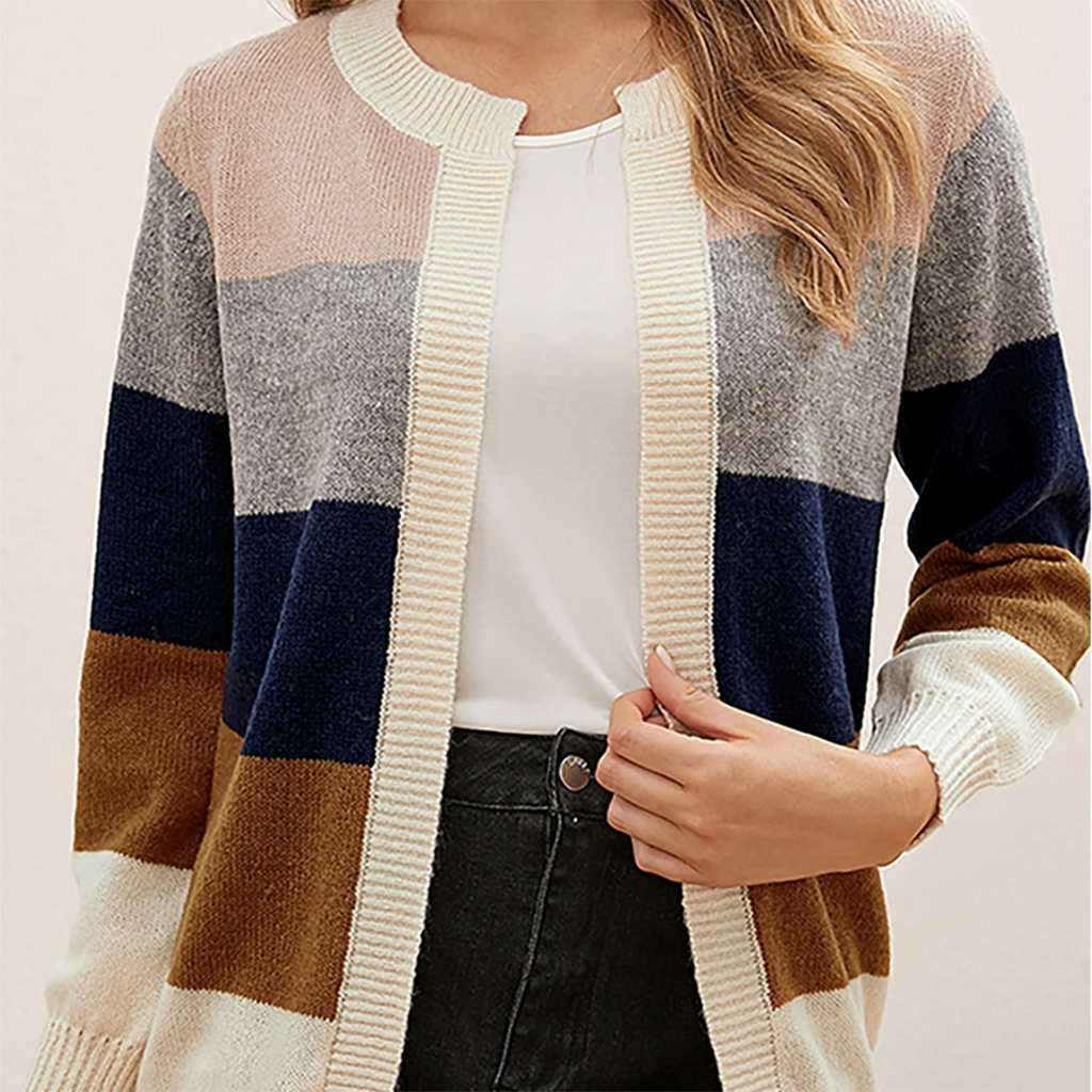 Valenzora Comfortable Open Cardigan: With Long Sleeves