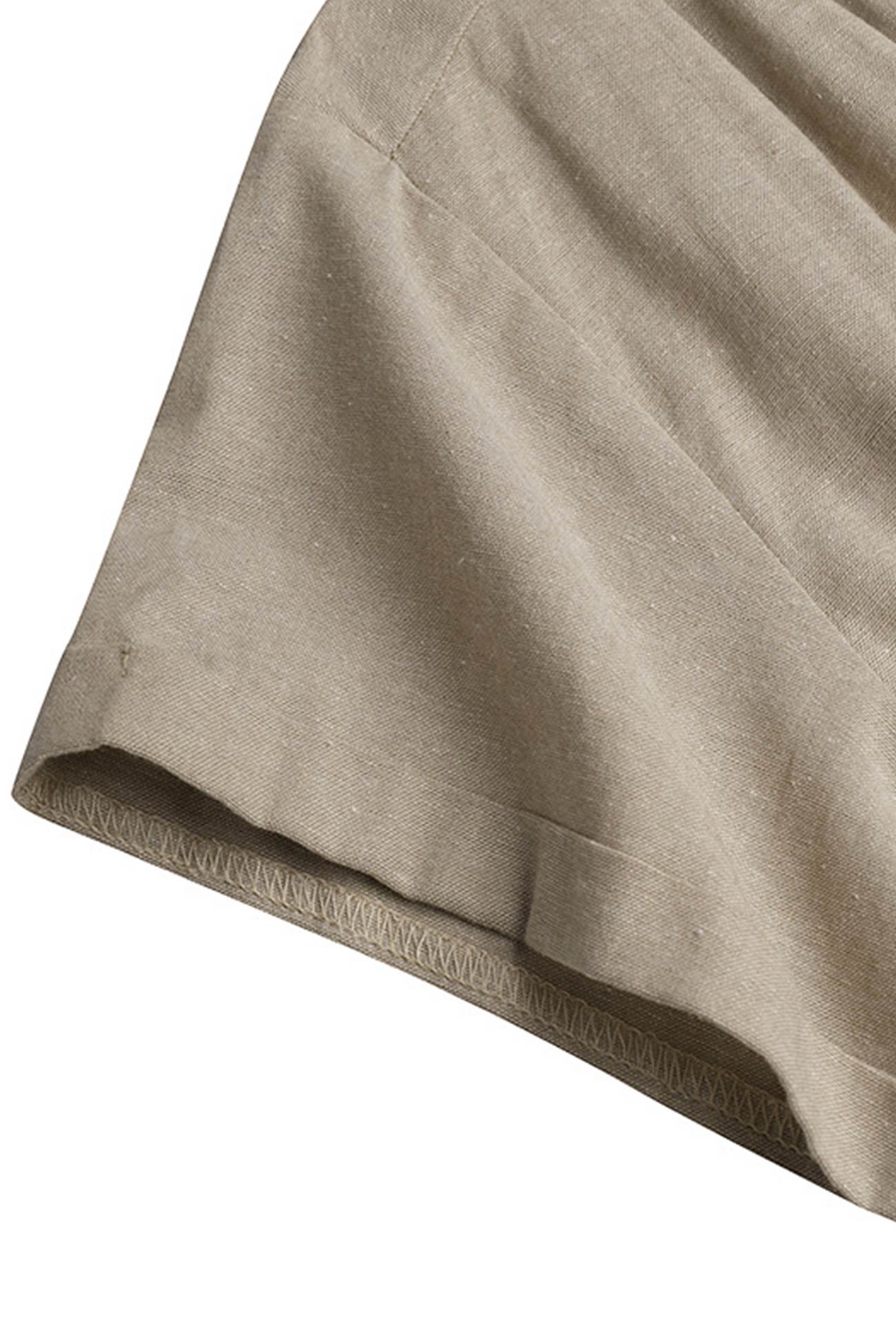 Valenzora | Strandkleid aus Baumwolle-Leinen mit Knopfverschluss