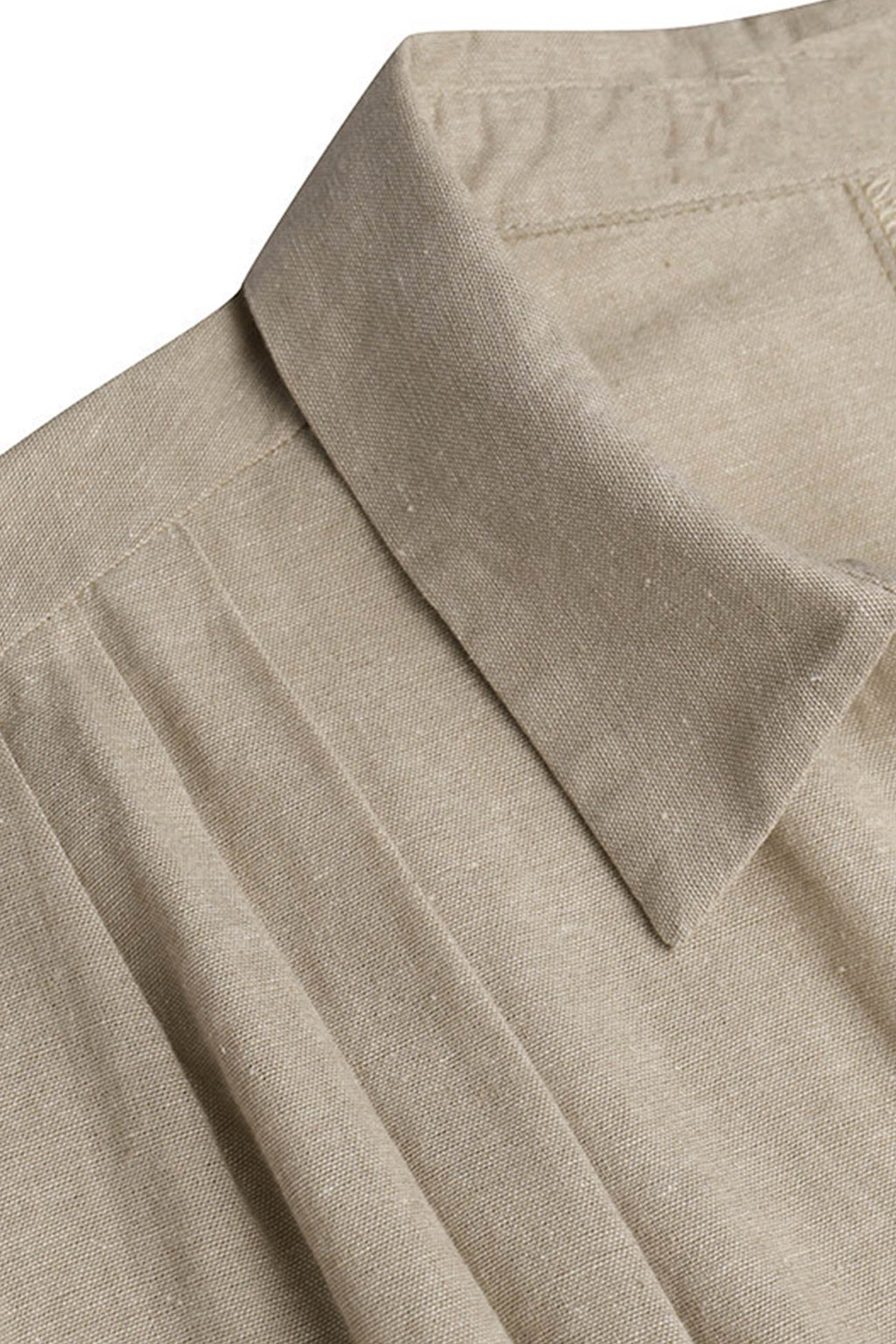 Valenzora | Strandkleid aus Baumwolle-Leinen mit Knopfverschluss