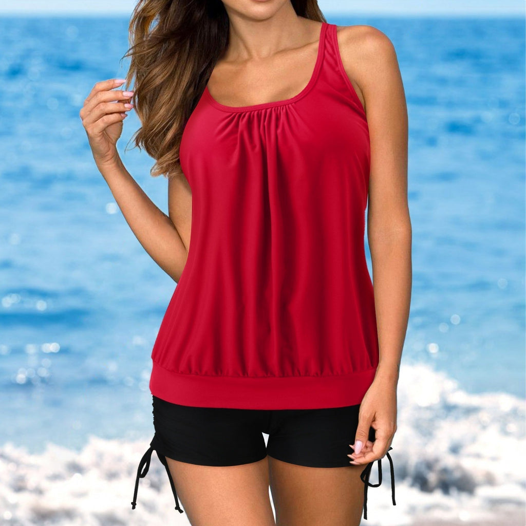 Valenzora, kurzer, bequemer Tankini von ByVera mit U-Ausschnitt