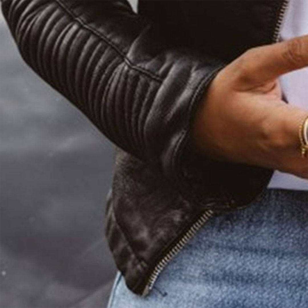 Valenzora | Women's Biker Leather Jacket