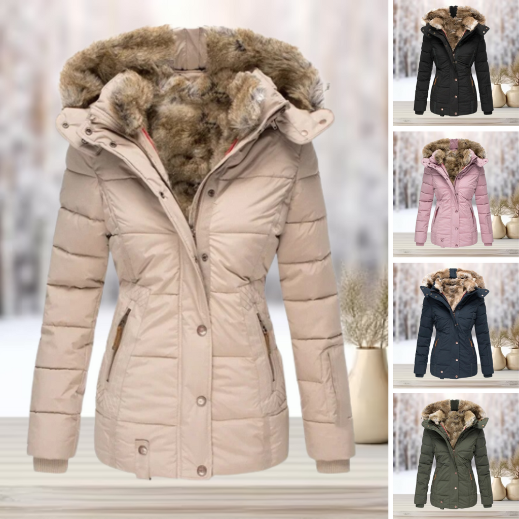 Valenzora | Elegante Winterfelljacke mit Kapuze 2026