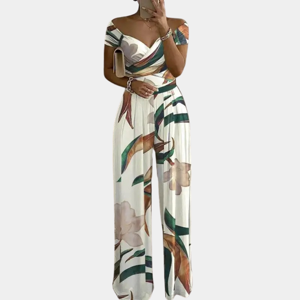 Valenzora | Stylischer schulterfreier Overall für Damen