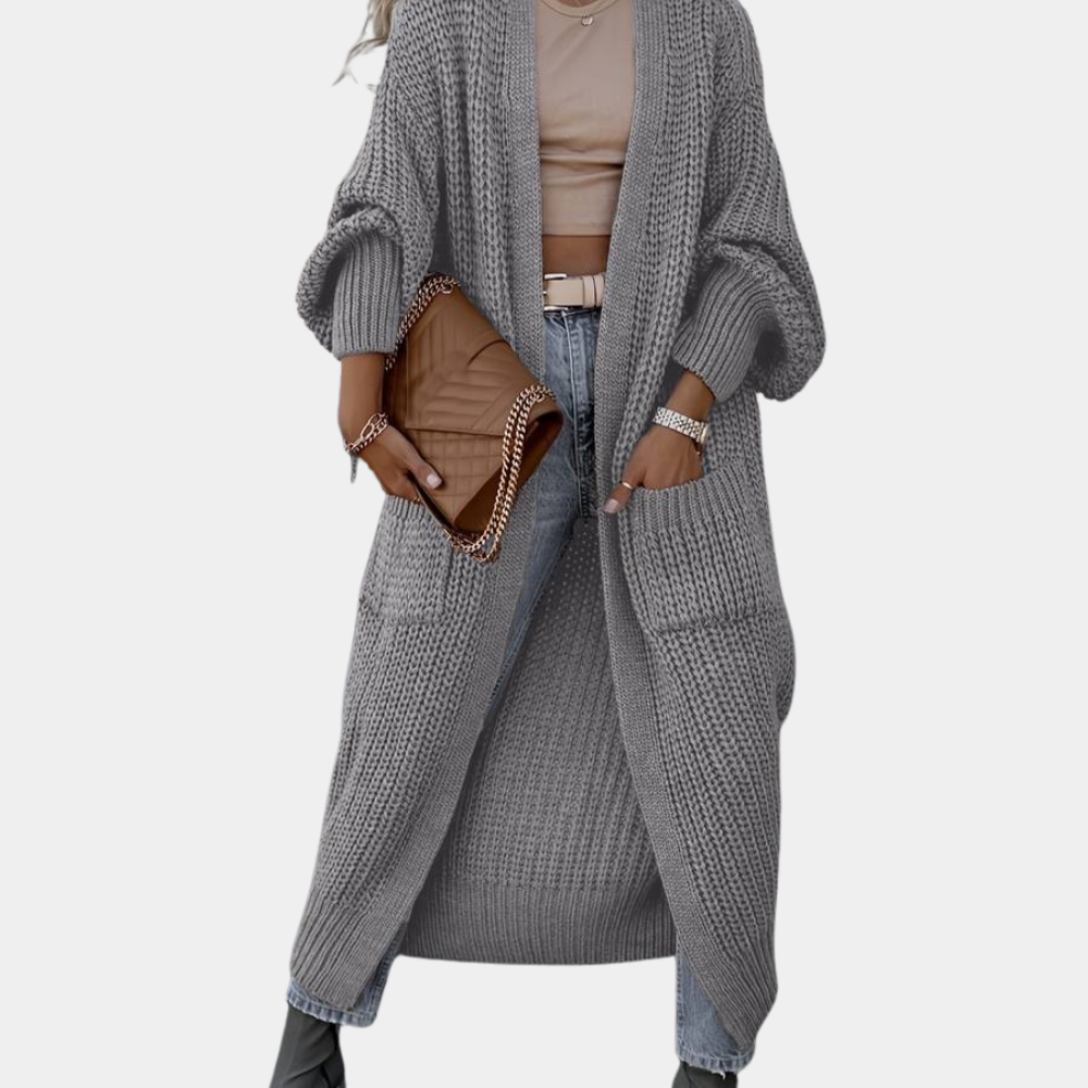 Valenzora | Comfortable Long Knitted Women's Jacket