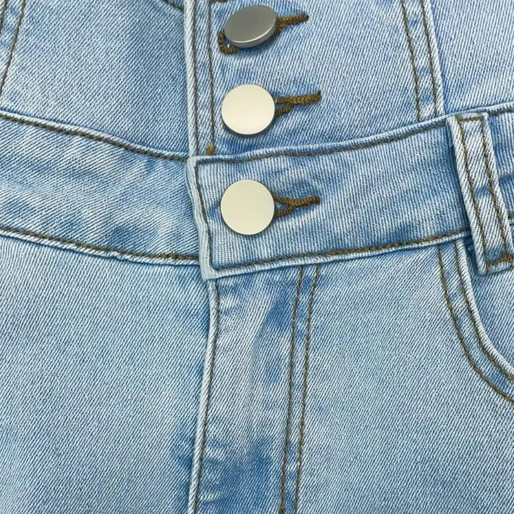 Valenzora | High-Waist Jeans mit Rissen für Damen