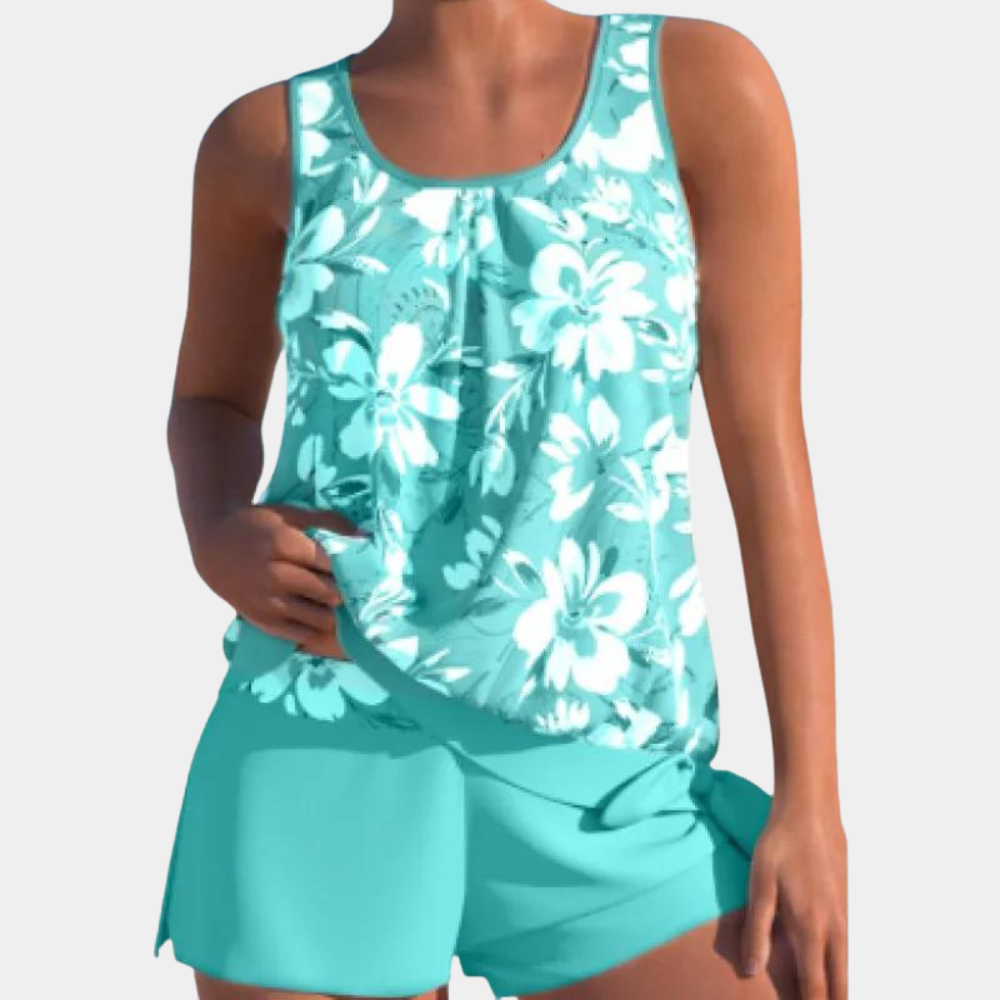 Valenzora | Geblümtes Tankini-Set