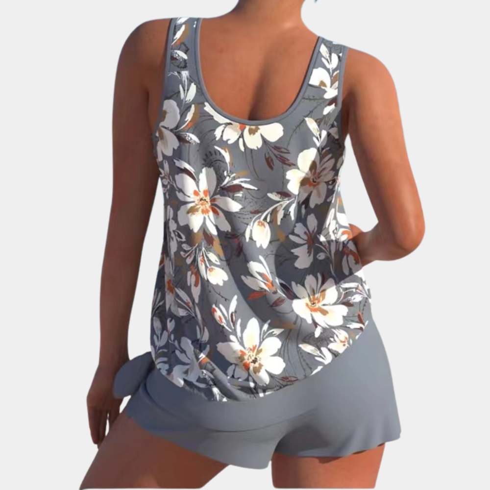 Valenzora | Geblümtes Tankini-Set