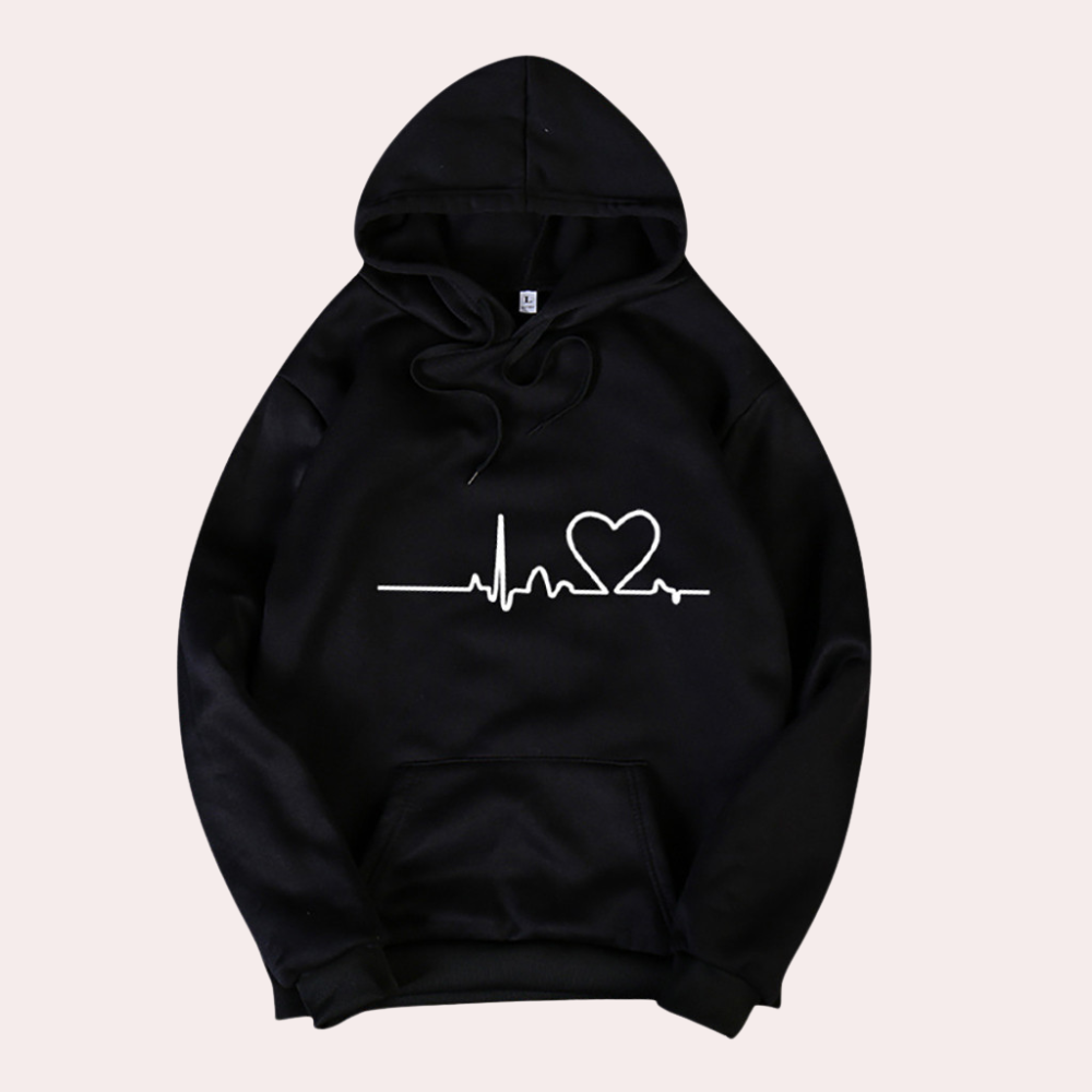 Valenzora | Sehr bequemer Damen-Kapuzenpullover, der einen gemütlichen, minimalistischen Look bietet