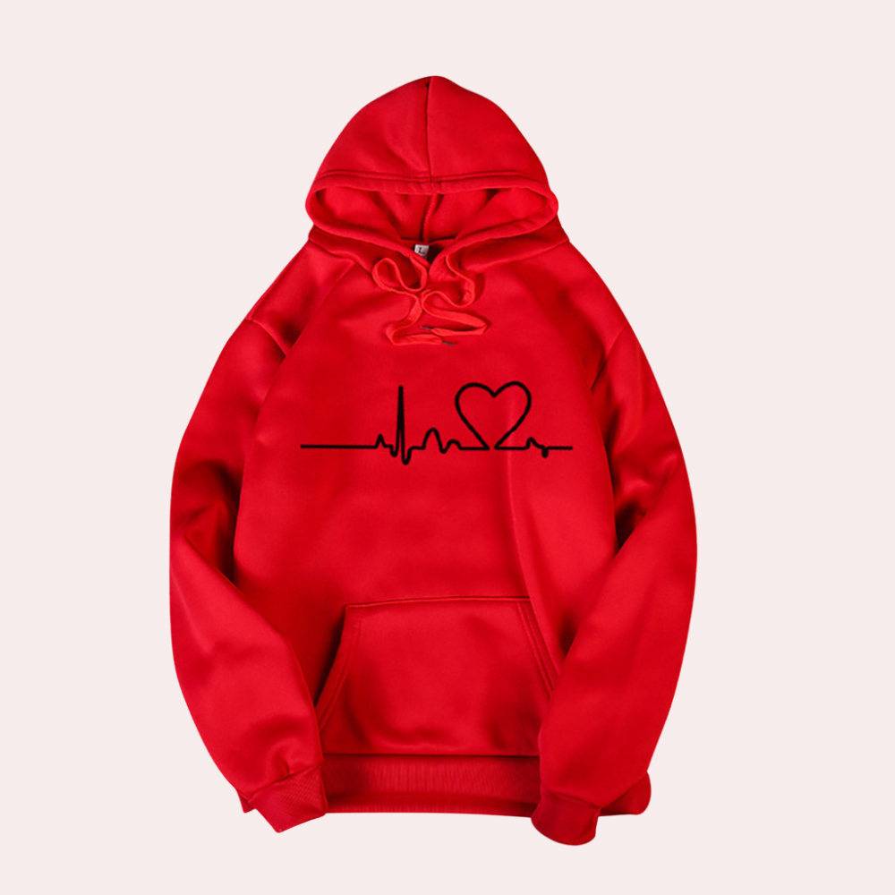 Valenzora | Sehr bequemer Damen-Kapuzenpullover, der einen gemütlichen, minimalistischen Look bietet