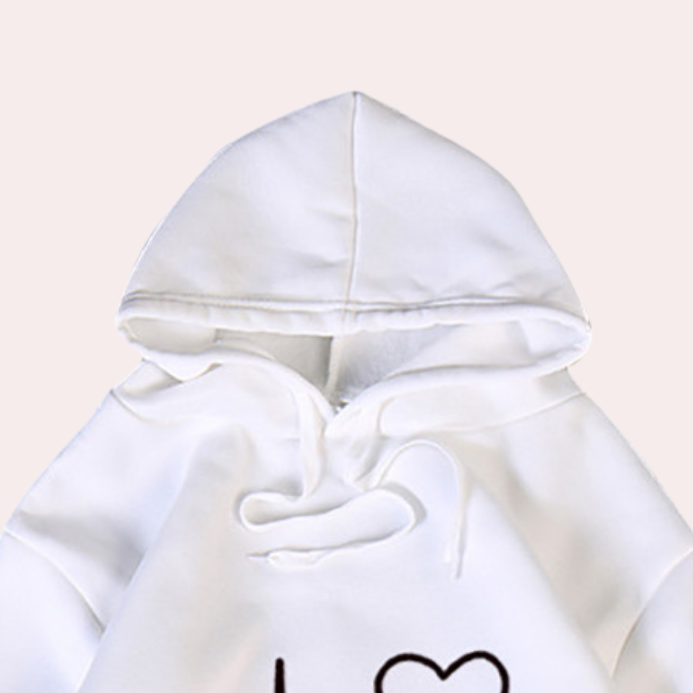 Valenzora | Sehr bequemer Damen-Kapuzenpullover, der einen gemütlichen, minimalistischen Look bietet