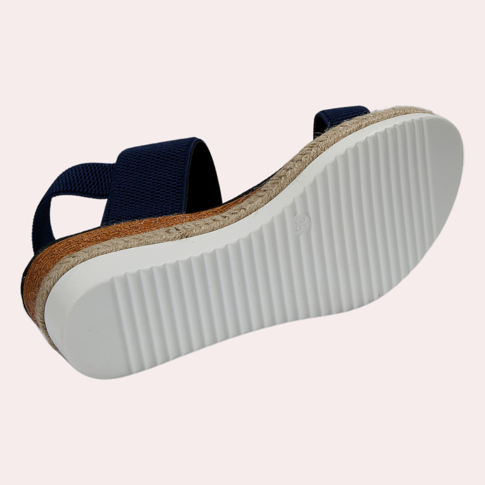 Valenzora | Women's Casual Wedge Sandals with Double Strap