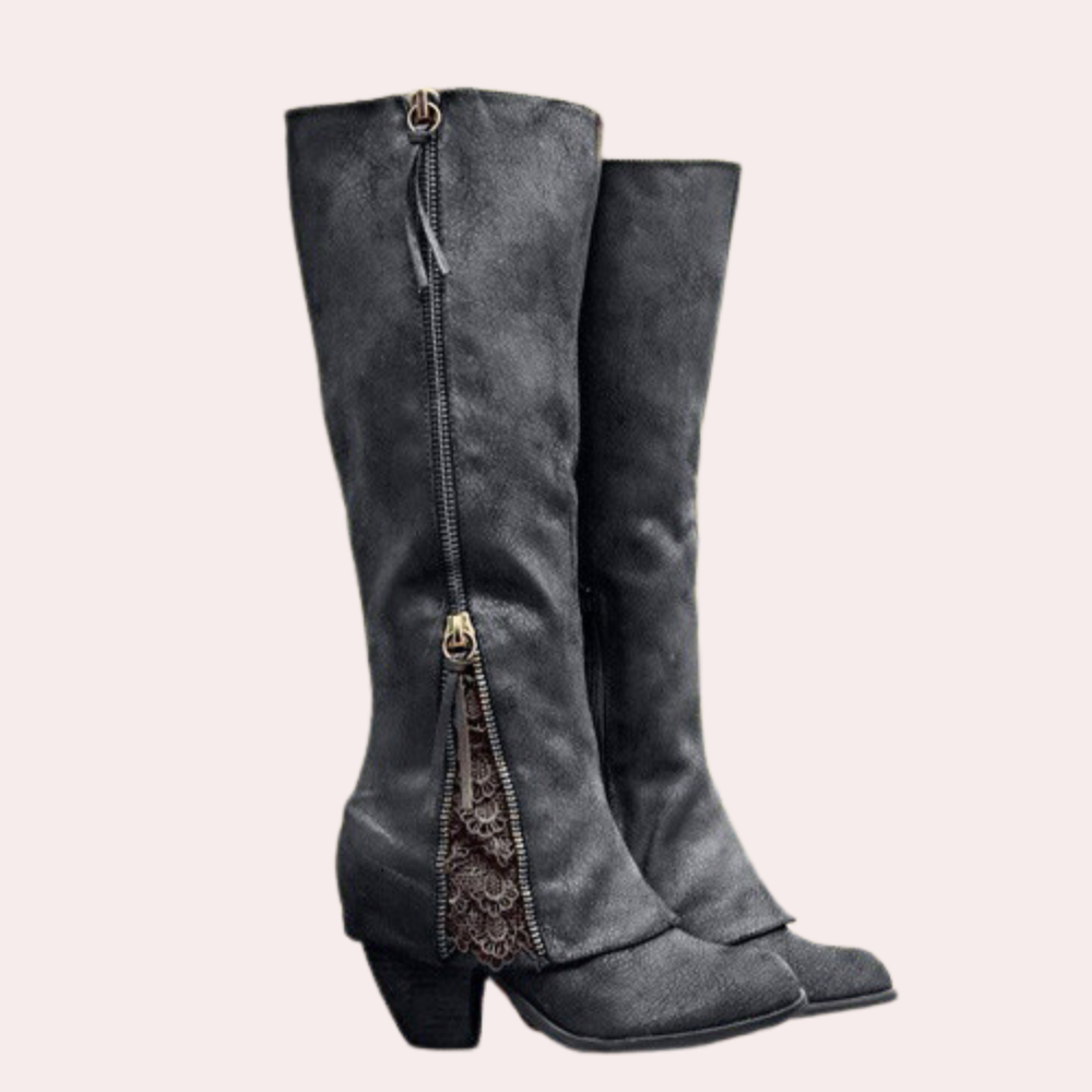 Valenzora | Elegant High Heel Boots for Women