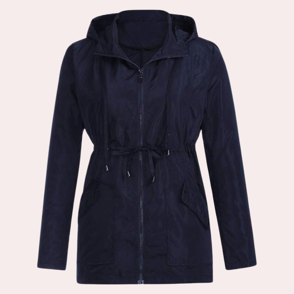 Valenzora | Adjustable Jacket with Hood and Pockets for Women