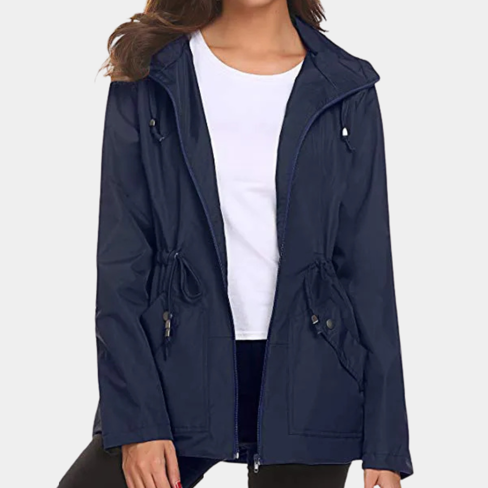 Valenzora | Adjustable Jacket with Hood and Pockets for Women