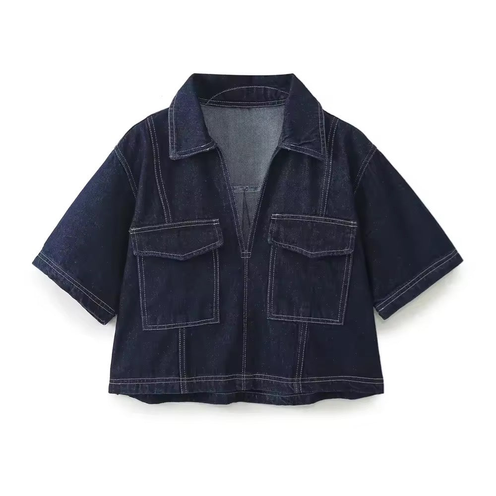 Valenzora | Trendy Denim Set Urban Chic