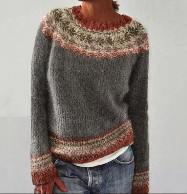 Cozy vintage winter sweater