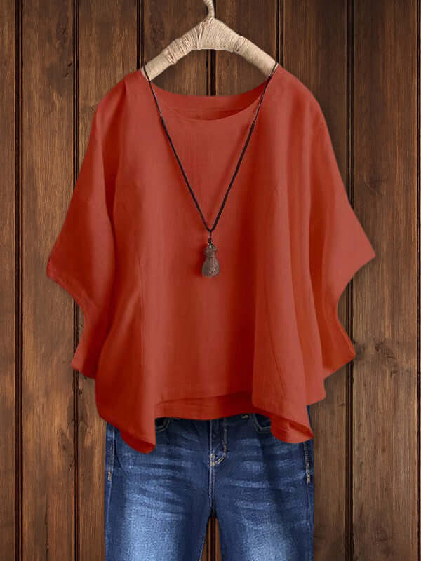 Valenzora | Round neck tunic top