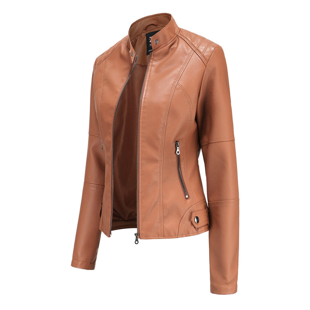 Valenzora GLAM: Moderne Lederjacke für Damen