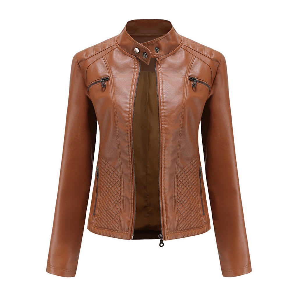 Adriana - Stylish leather jacket