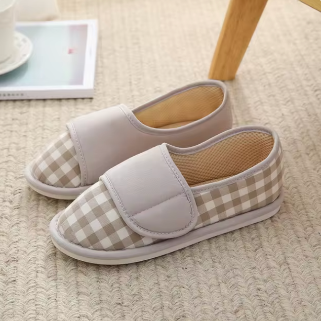 Valenzora | Women's Diabetic Slippers with Adjustable Closure
