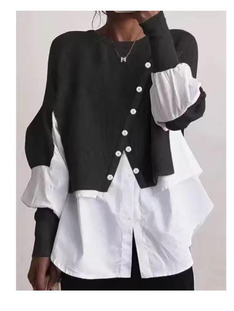Valenzora – Eleganter Pullover mit Hemd
