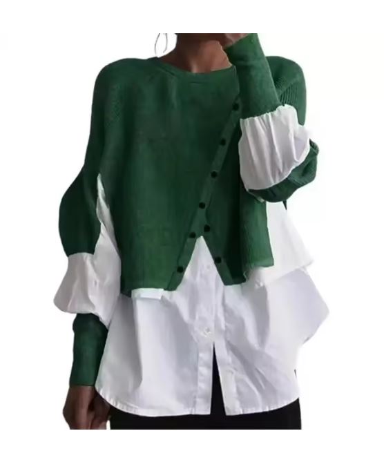 Valenzora – Eleganter Pullover mit Hemd