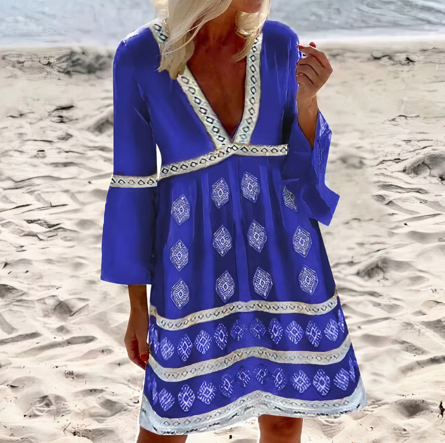 Valenzora | Summer dress with batwing sleeves