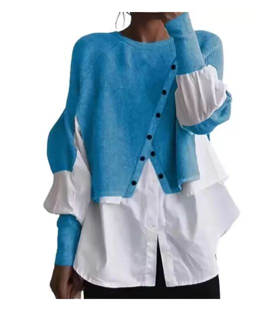 Valenzora – Eleganter Pullover mit Hemd
