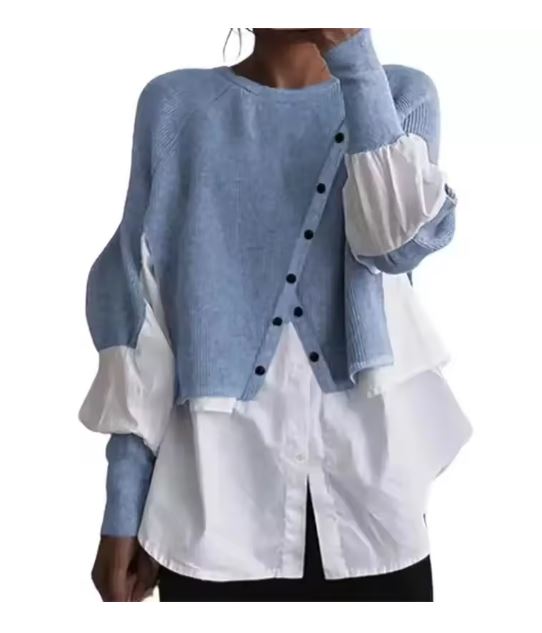 Valenzora – Eleganter Pullover mit Hemd
