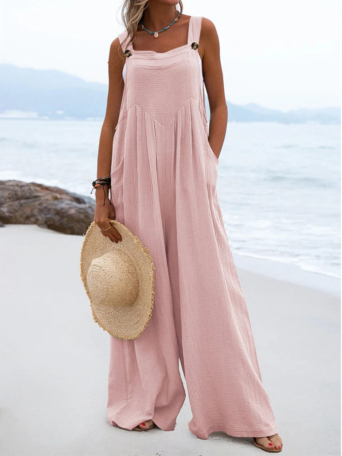 Rosabella™️ - Sleeveless Wide-Leg Jumpsuit