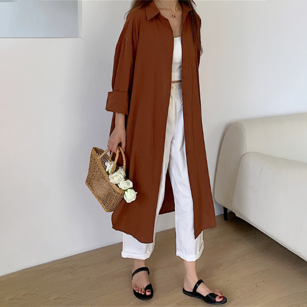 Valenzora: Long shirt dress for stylish comfort