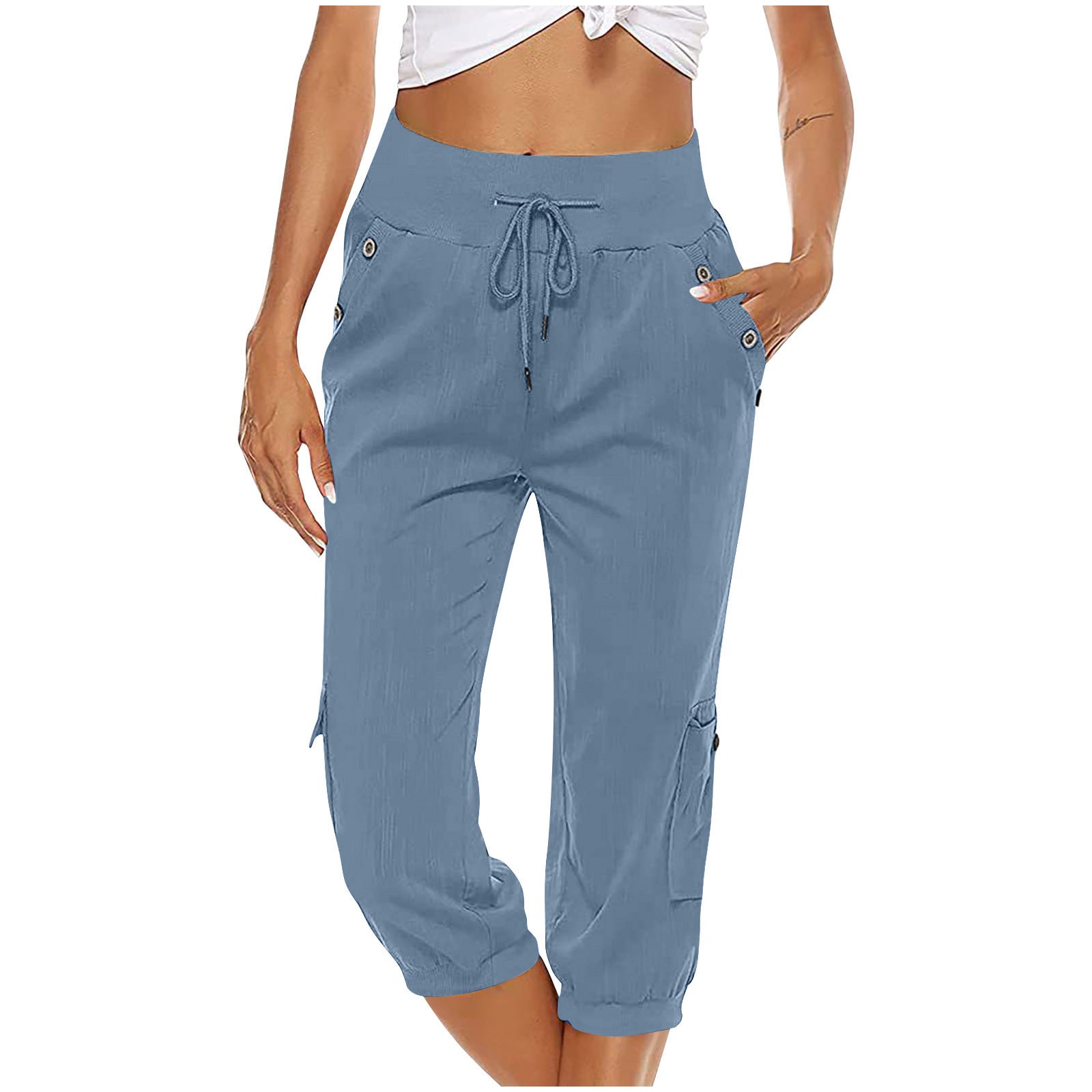 Valenzora | Caprihose mit Gummibund Damenbekleidung