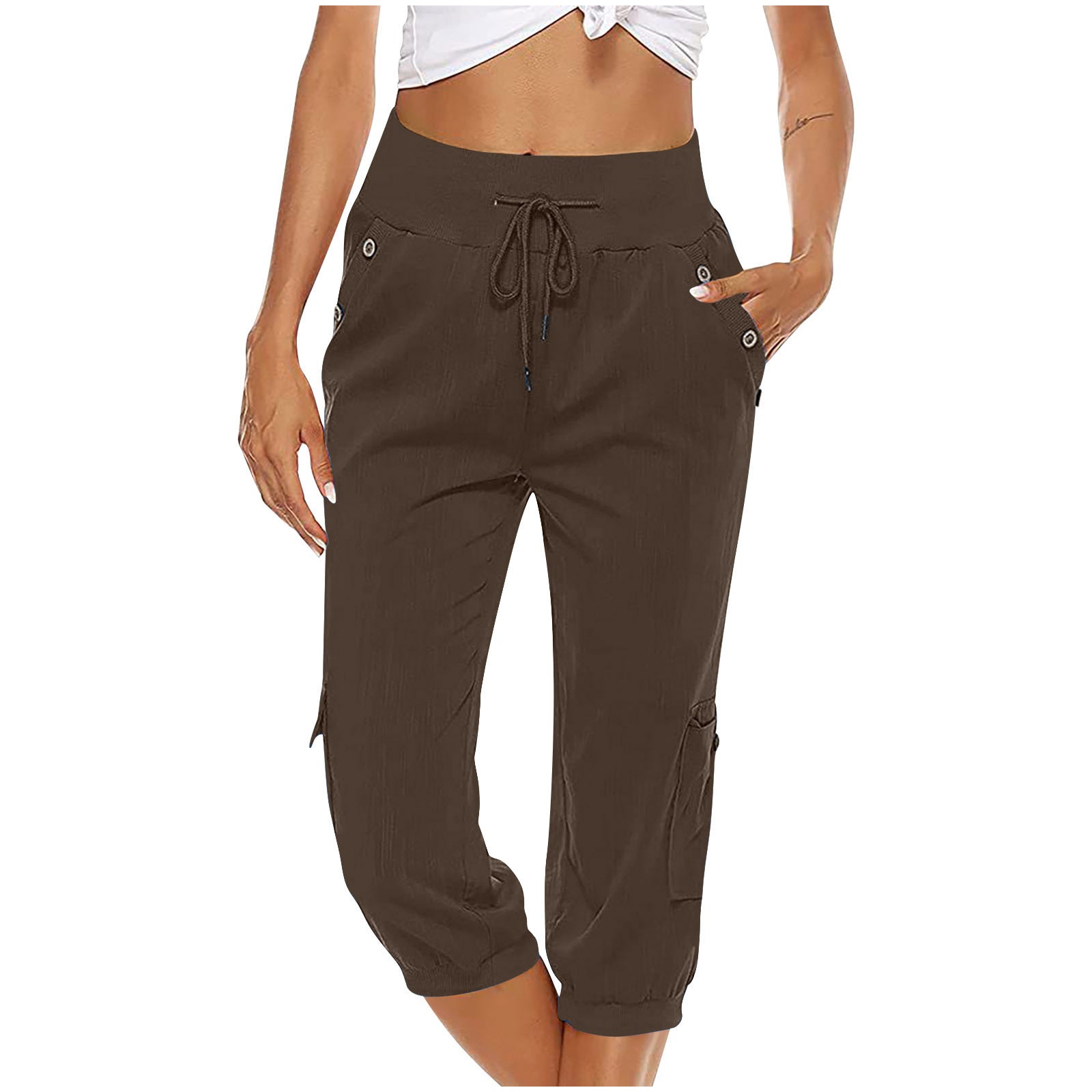 Valenzora | Caprihose mit Gummibund Damenbekleidung