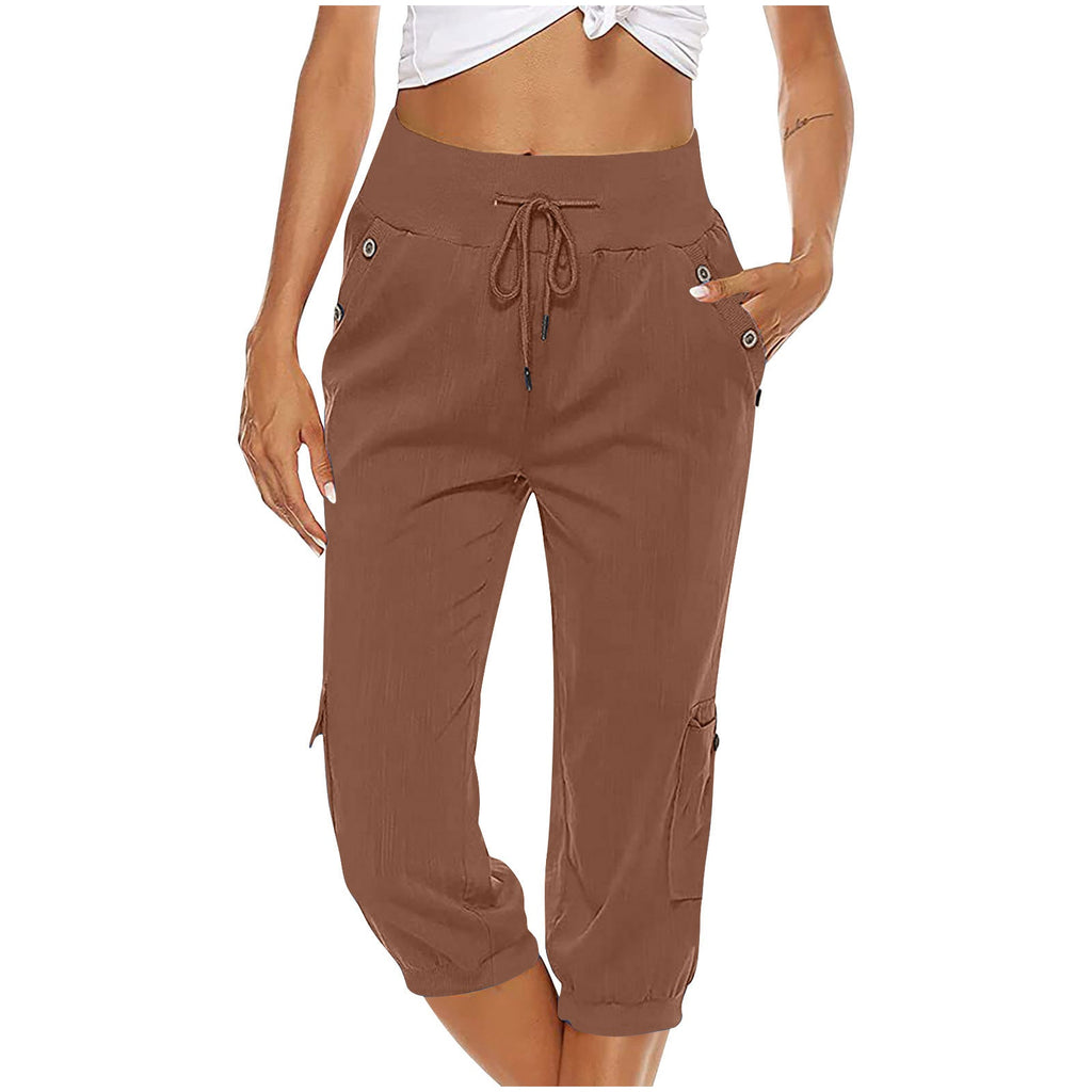 Valenzora | Caprihose mit Gummibund Damenbekleidung