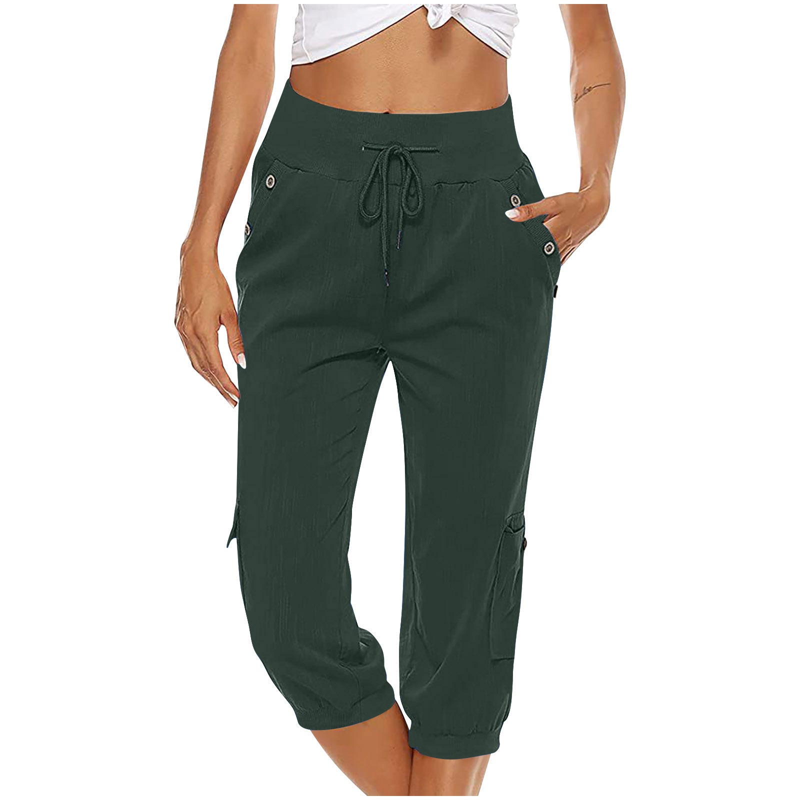 Valenzora | Caprihose mit Gummibund Damenbekleidung