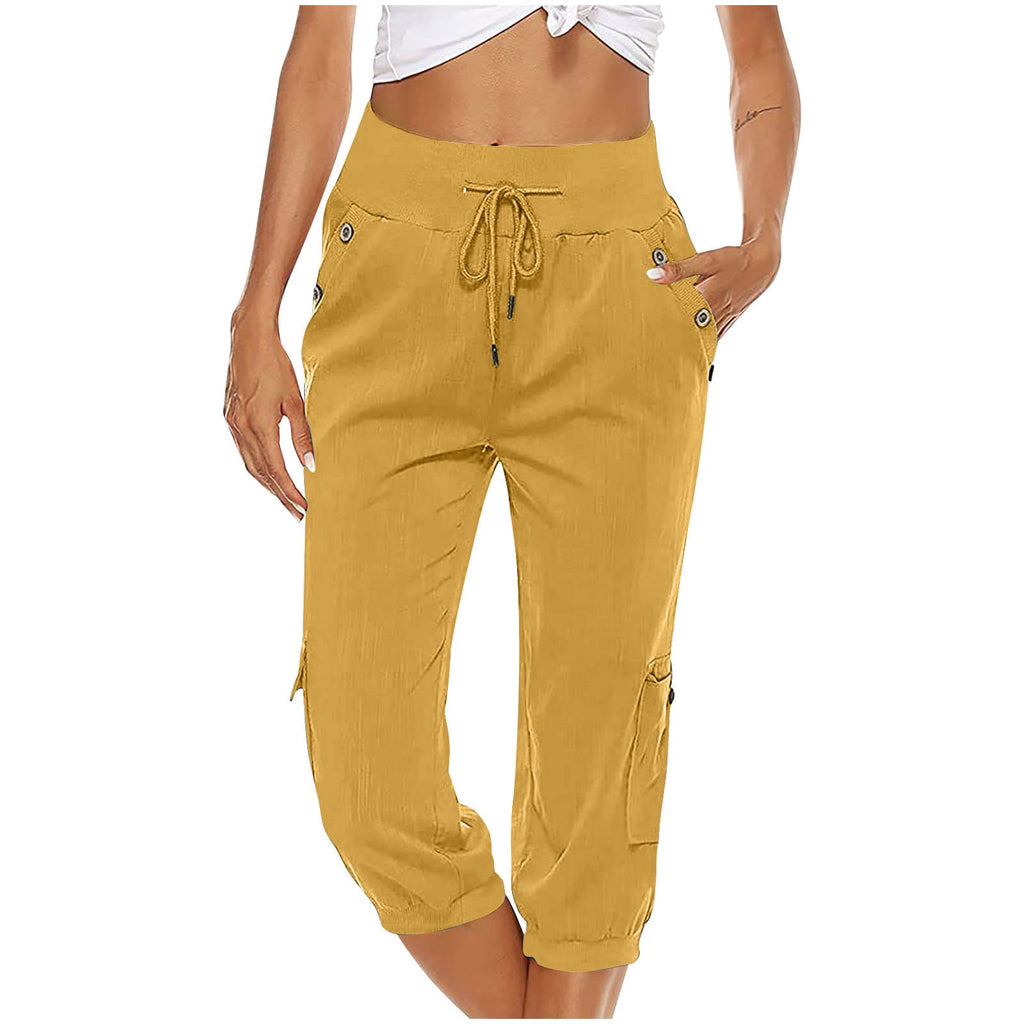 Valenzora | Caprihose mit Gummibund Damenbekleidung
