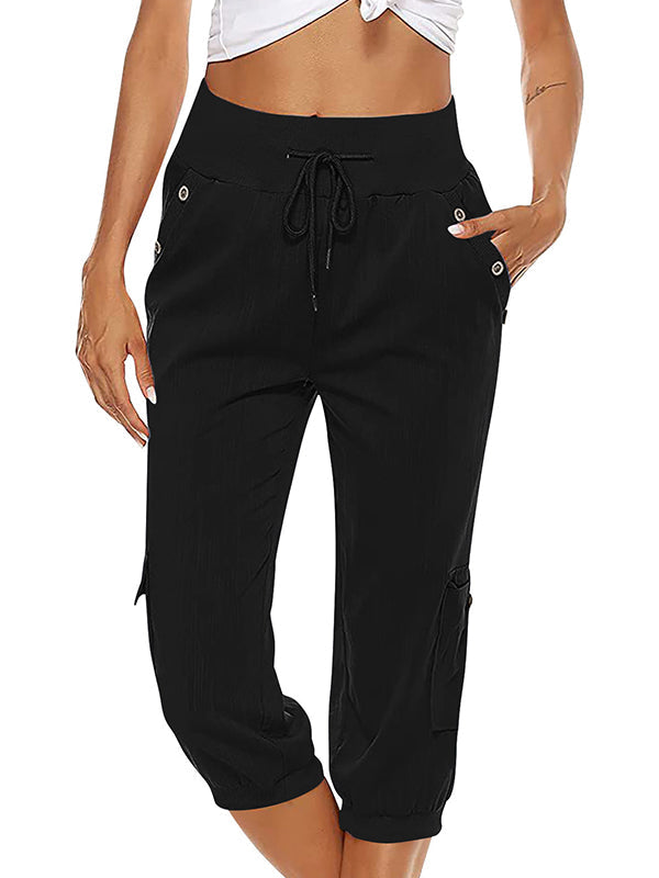 Valenzora | Caprihose mit Gummibund Damenbekleidung