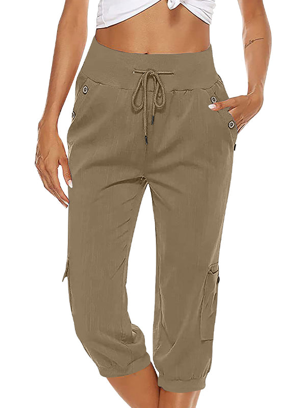 Valenzora | Caprihose mit Gummibund Damenbekleidung